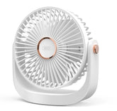 XO MF101 Επιτραπέζιος Ρυθμιζόμενος Ανεμιστήρας 1200mAh Λευκό